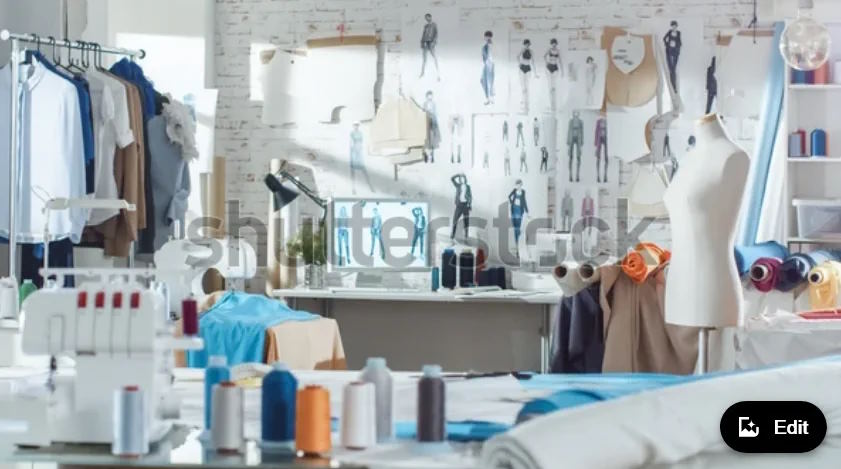 Fashion 2 Screenshot 2023-11-14 at 09-56-42 Shot Sunny Fashion Design Studio We Stock Photo 1031742880 Shutterstock