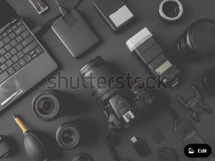 Photography 1 Screenshot 2023-11-14 at 10-03-10 Top View Work Space Photographer Digital Stock Photo 1035779047 Shutterstock